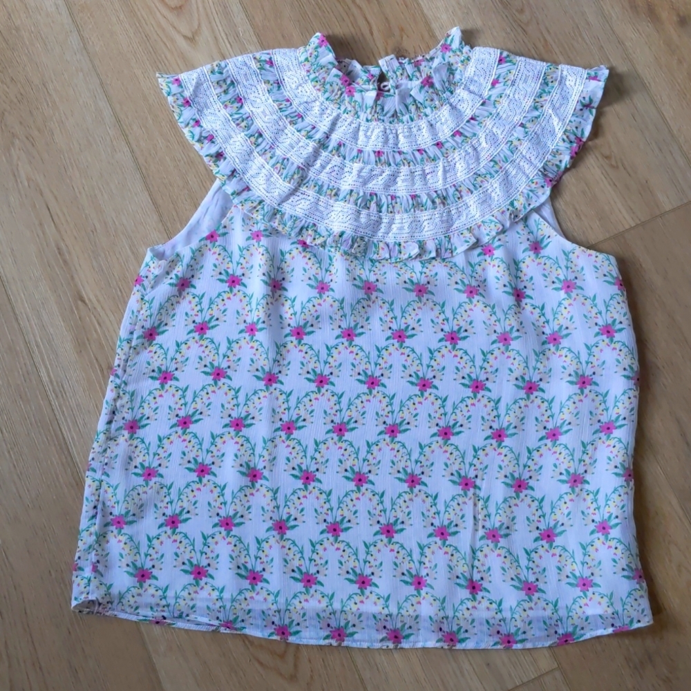 Ann Taylor floral summer top - Picture 1 of 4